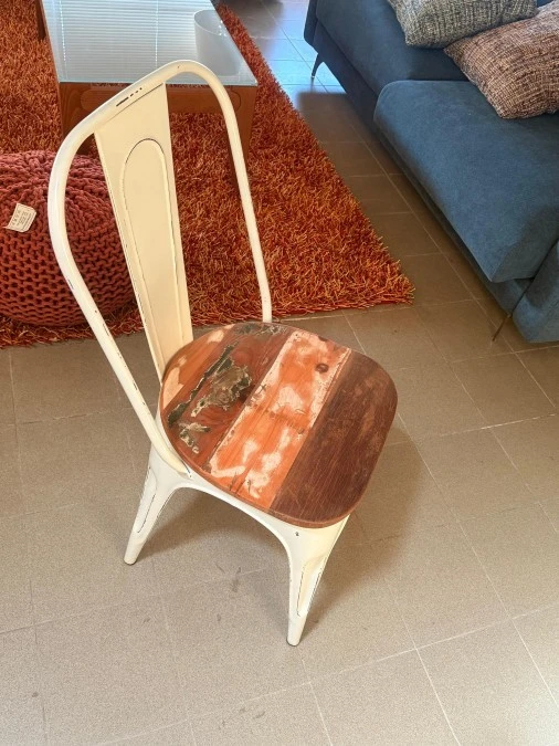 Sedia senza braccioli Agorà Cook Bianca