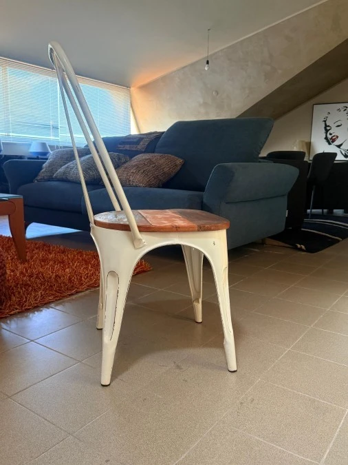 Sedia senza braccioli Agorà Cook Bianca