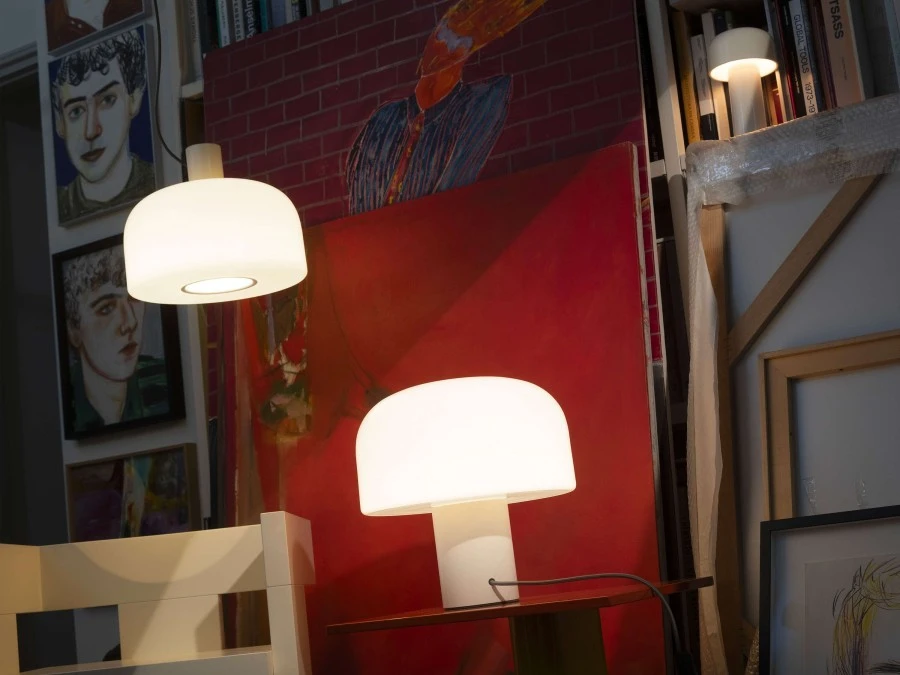 Lampada sospesa Flos Bellhop Glass S2