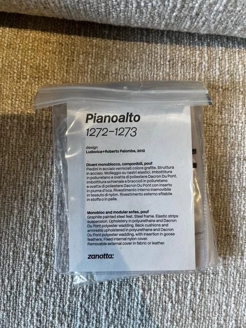 Divano Zanotta Pianoalto