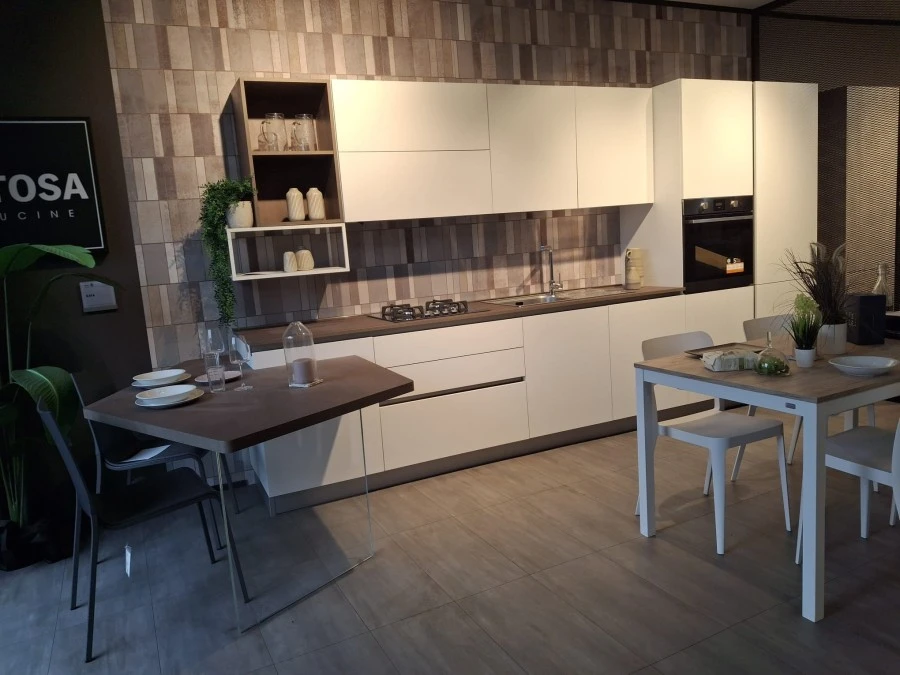 Cucina lineare Stosa Cucine Kaya