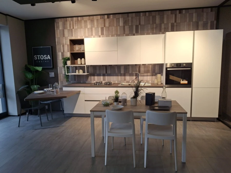 Cucina lineare Stosa Cucine Kaya