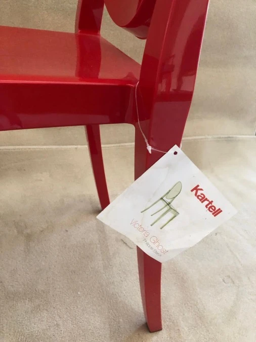 Sedia senza braccioli Kartell Victoria Ghost