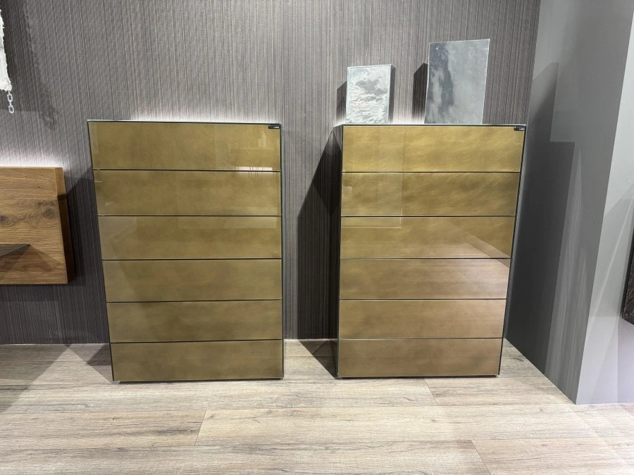 Cassettone Lago Materia Dressers Set di 2 pezzi