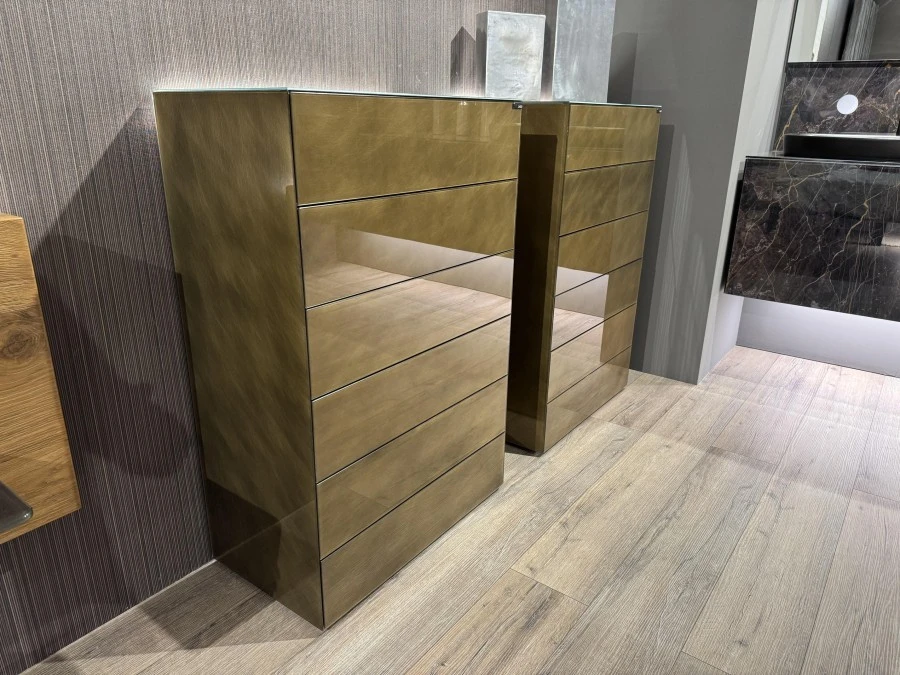 Cassettone Lago Materia Dressers Set di 2 pezzi