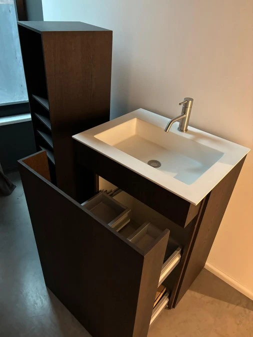 Mobile bagno Modulnova Wengè