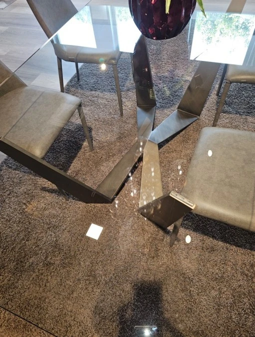 Tavolo rettangolare Tonin REVERSE GLASS