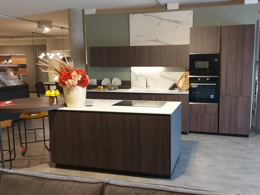 Cucina con Isola Arrital Ak Project Profilo Step