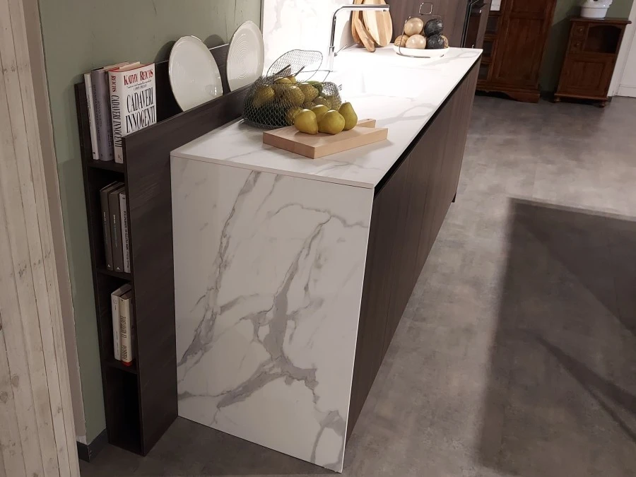 Cucina con Isola Arrital Ak Project Profilo Step