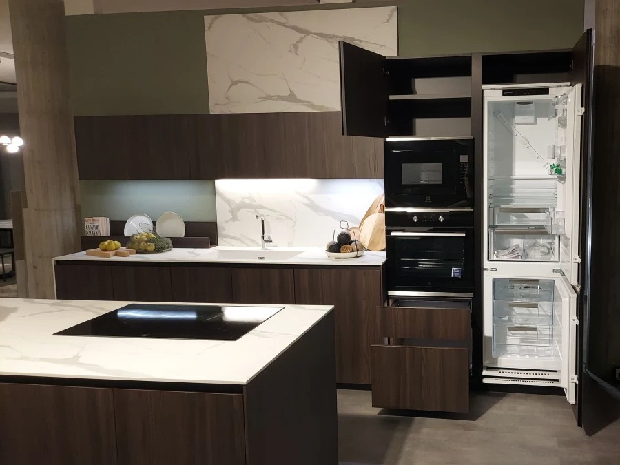 Cucina con Isola Arrital Ak Project Profilo Step