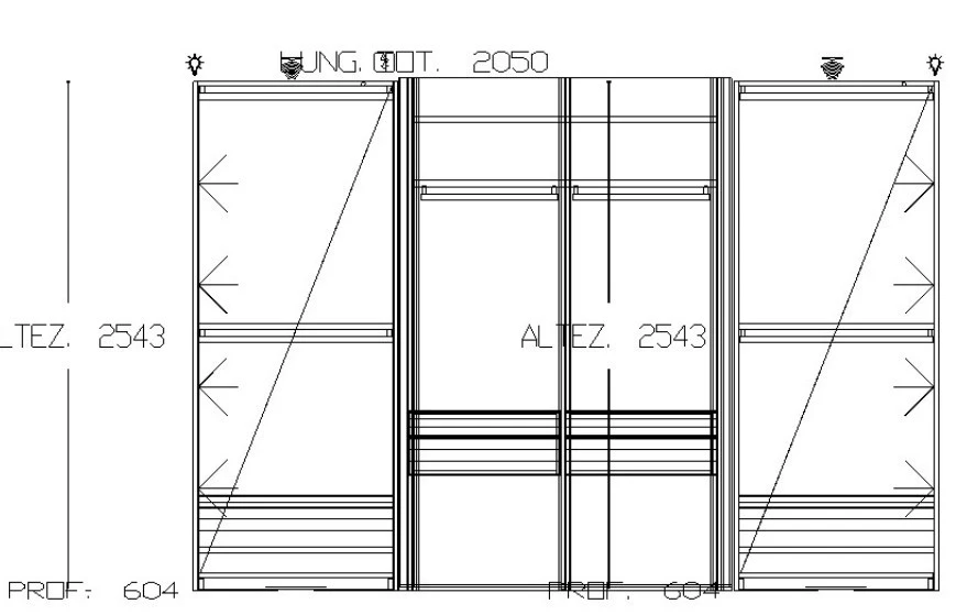 Armadio battente Presotto Italia TECNOPOLIS 16 NEWONE