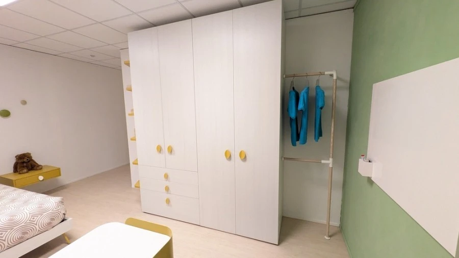 Cameretta letto singolo Nidi Zenzero