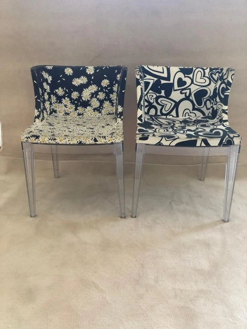 Sedia senza braccioli Kartell Mademoiselle à la Mode