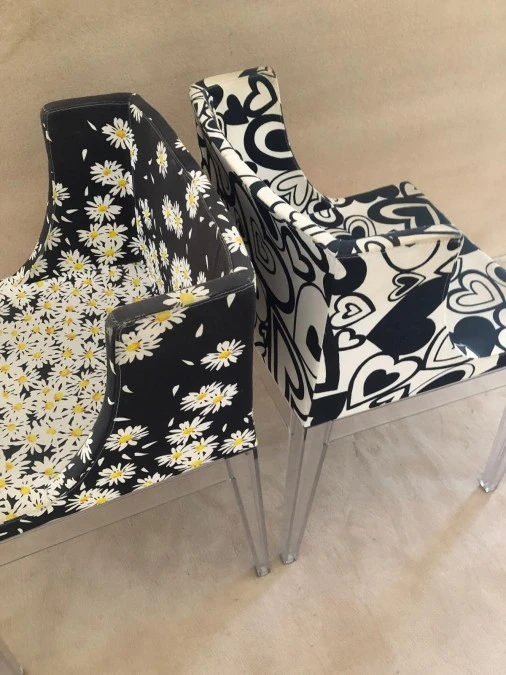 Sedia senza braccioli Kartell Mademoiselle à la Mode