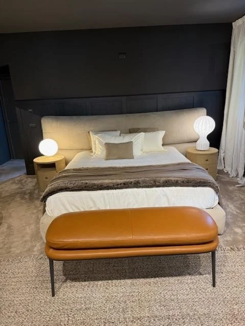 Letto matrimoniale con contenitore Flou Yuna