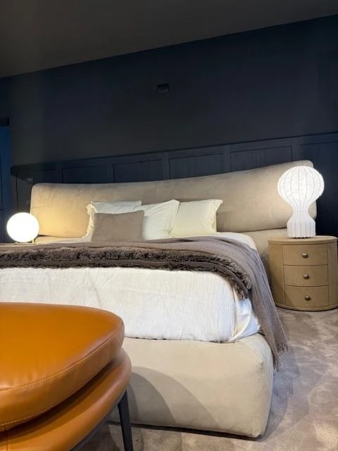 Letto matrimoniale con contenitore Flou Yuna