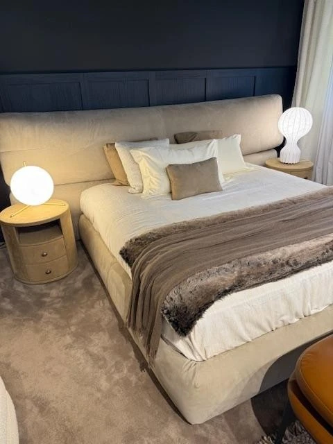 Letto matrimoniale con contenitore Flou Yuna