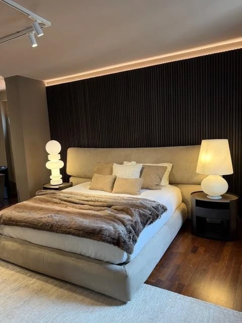 Letto matrimoniale con contenitore Flou Yuna