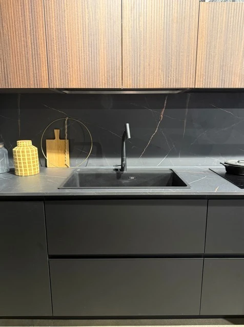 Cucina angolare Arredo3 Kalì Pet nero