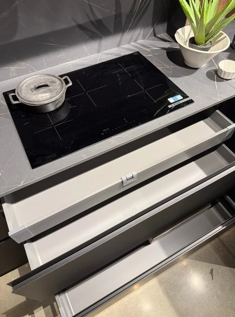 Cucina angolare Arredo3 Kalì Pet nero