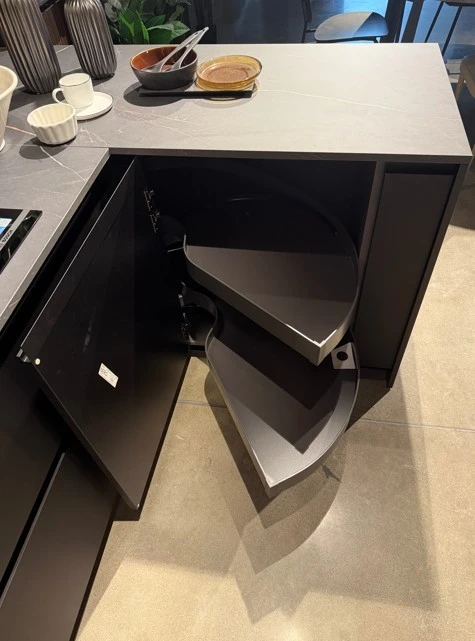Cucina angolare Arredo3 Kalì Pet nero