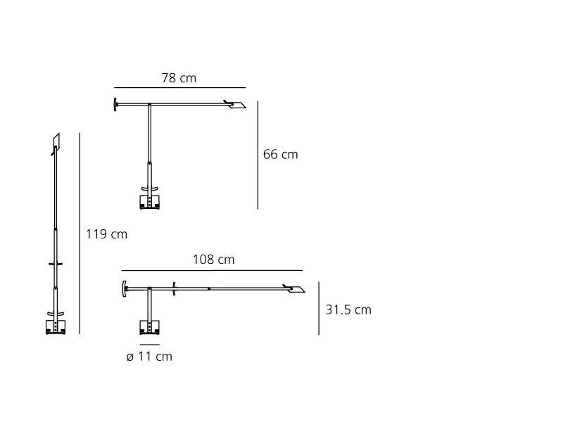 Lampada da tavolo Artemide Tizio Led