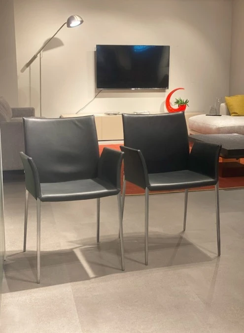 Sedia con braccioli Zanotta LEA
