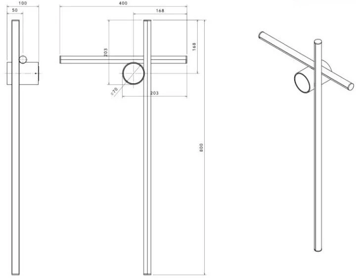 Lampada da parete Flos Coordinates w2