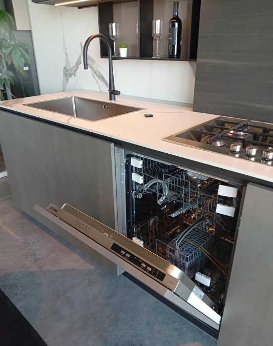 Cucina lineare Modulnova mh6 Grigio
