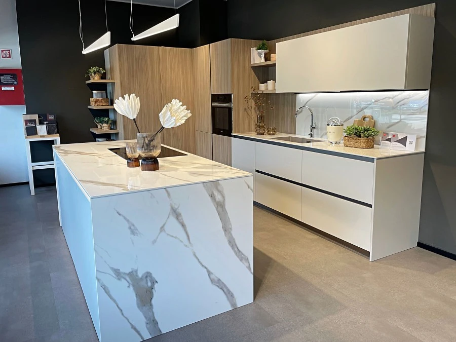 Cucina con Isola Febal Casa Origina Profilo L