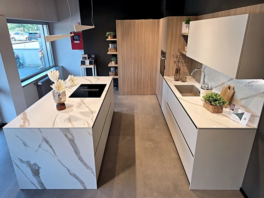 Cucina con Isola Febal Casa Origina Profilo L