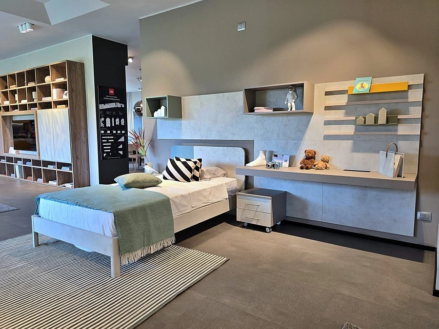 Cameretta letto singolo Febal Casa Momenti