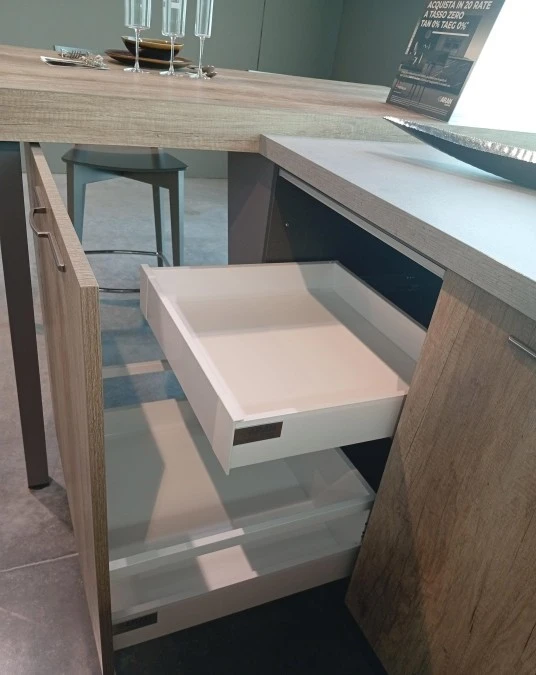 Base cestone con cassetto interno