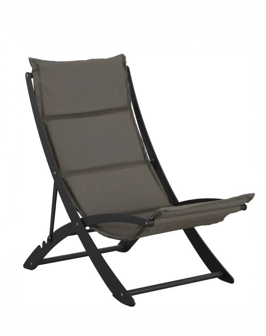 Sdraio da esterno (color grigio antracite) COLLEZIONE HAWAII HIGOLD MILANO