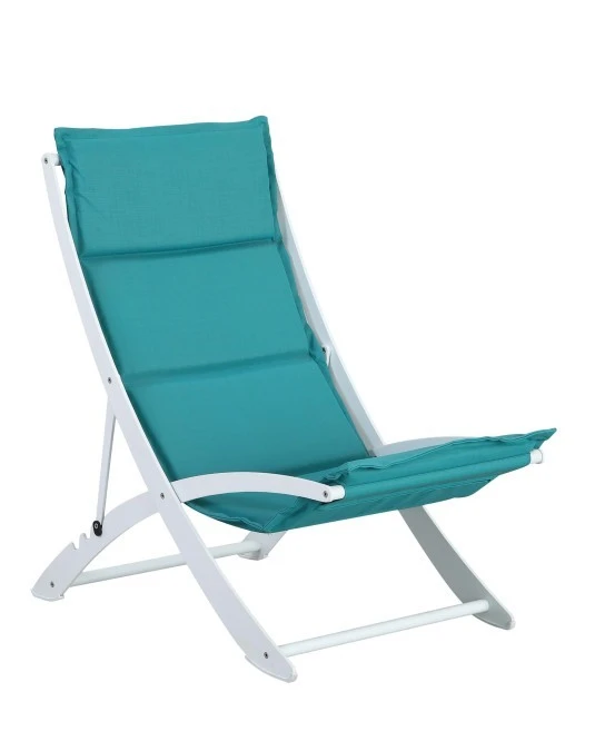 Sdraio da esterno (color bianco/azzurro) COLLEZIONE HAWAII HIGOLD MILANO