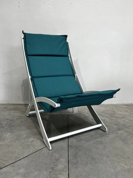 Sdraio da esterno (color bianco/azzurro) COLLEZIONE HAWAII HIGOLD MILANO