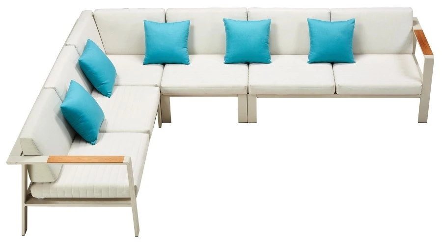 Set divano angolare da esterno COLLEZIONE NOFI HIGOLD MILANO