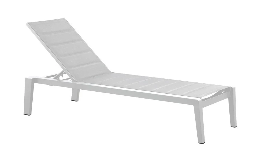 Lettino da esterno (color bianco) COLLEZIONE EMOTI HIGOLD MILANO