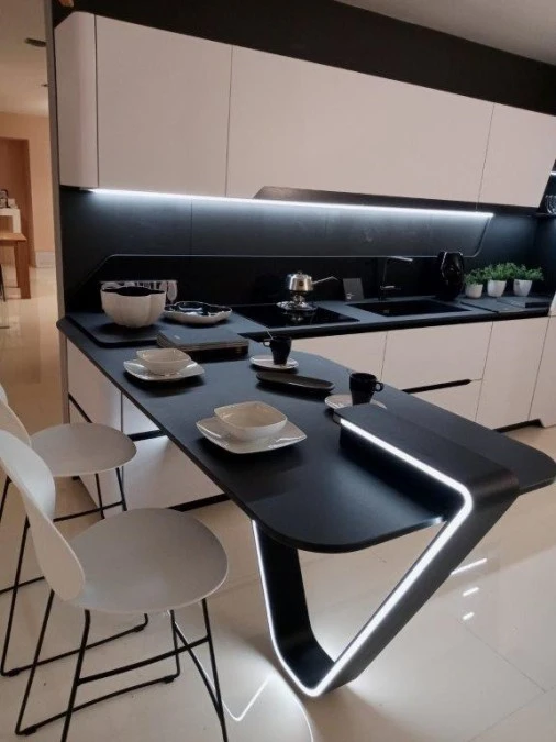 Cucina con penisola Snaidero Vision