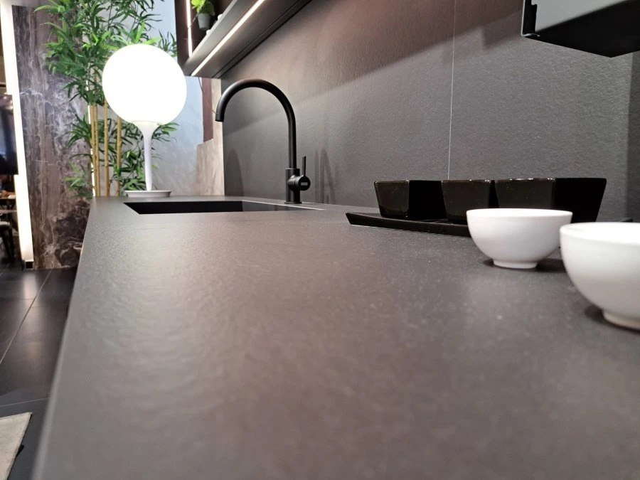 Cucina lineare Cesar Intarsio