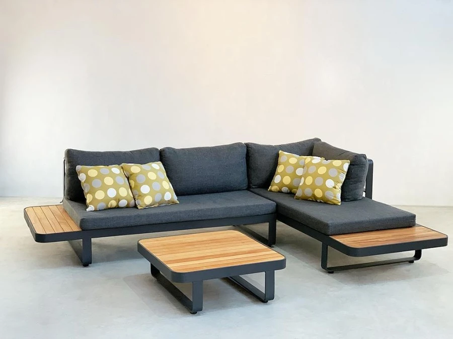 Set divano angolare da esterno COLLEZIONE CARIBBEAN HIGOLD MILANO