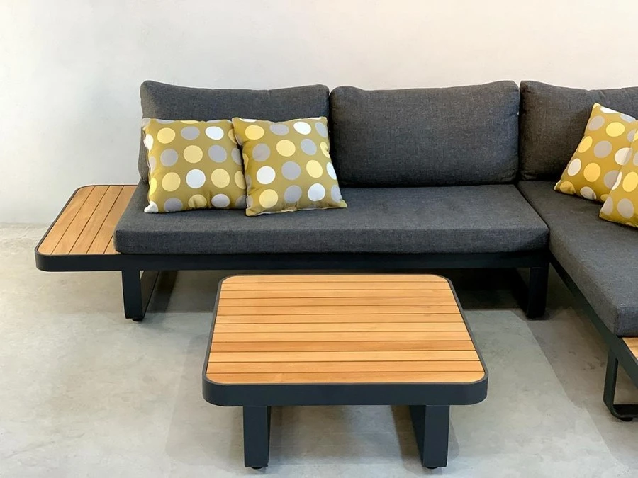 Set divano angolare da esterno COLLEZIONE CARIBBEAN HIGOLD MILANO