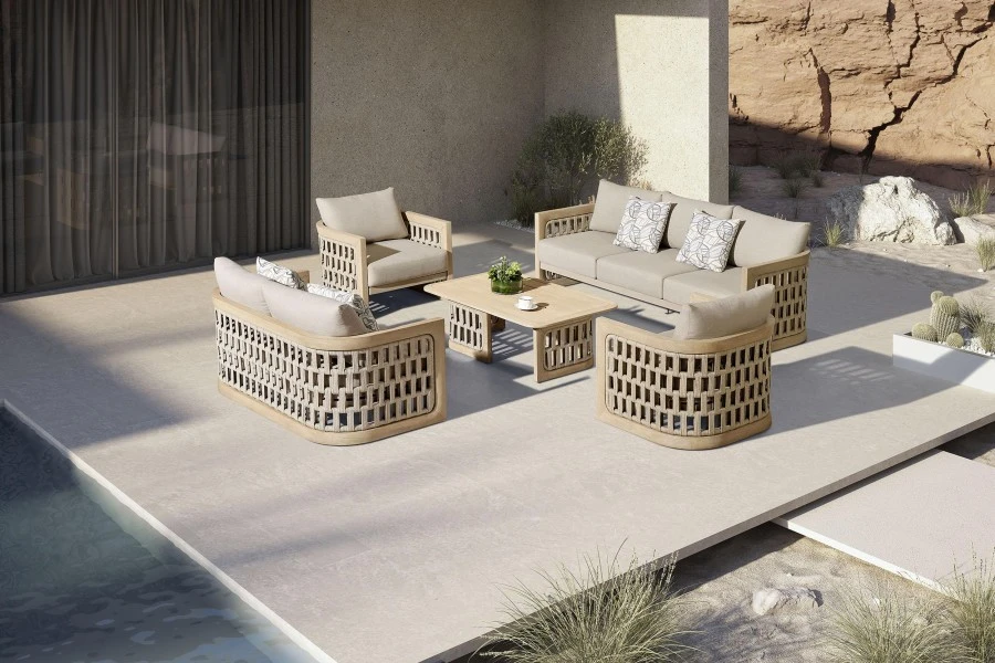 Set divano da esterno COLLEZIONE RIVA HIGOLD MILANO