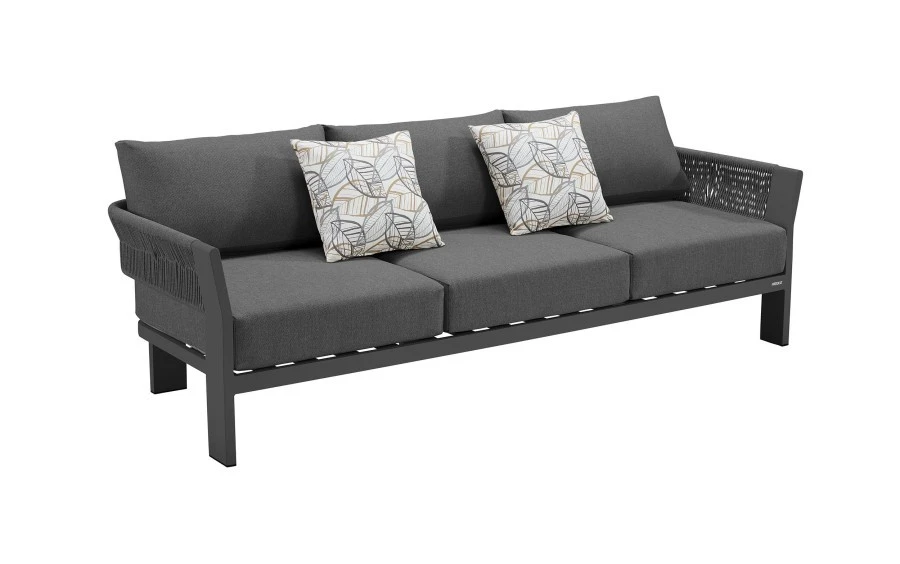 Divano da esterno (color grigio antracite) COLLEZIONE BORROMEO HIGOLD MILANO