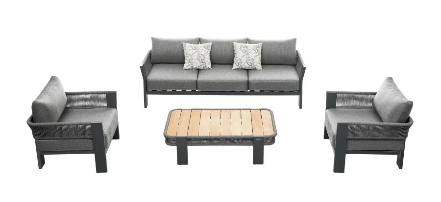 Set divano da esterno (color grigio antracite) COLLEZIONE BORROMEO HIGOLD MILANO