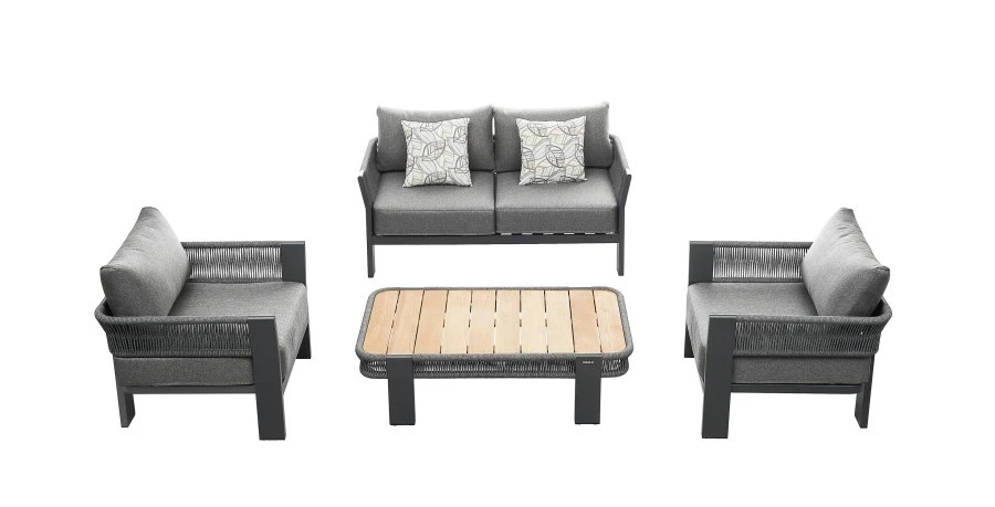 Set divano da esterno (color grigio antracite) COLLEZIONE BORROMEO HIGOLD MILANO