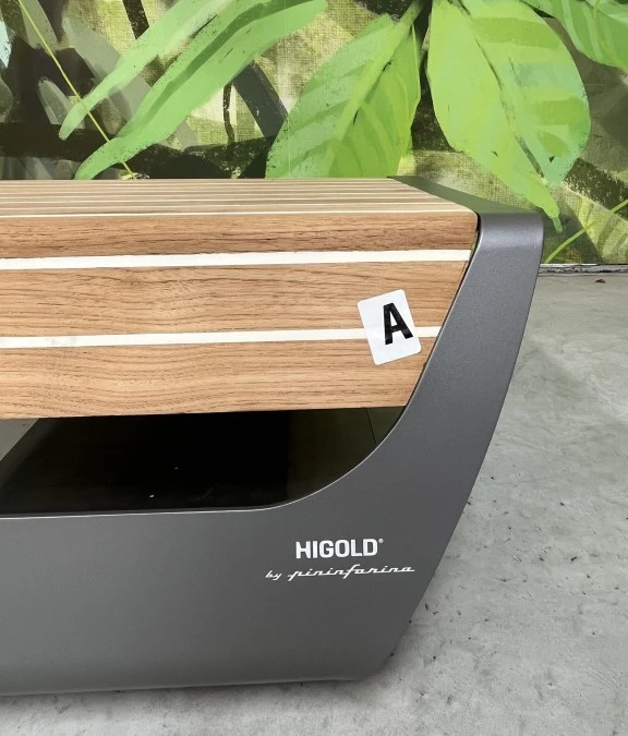 Tavolino laterale da esterno COLLEZIONE ONDA HIGOLD MILANO