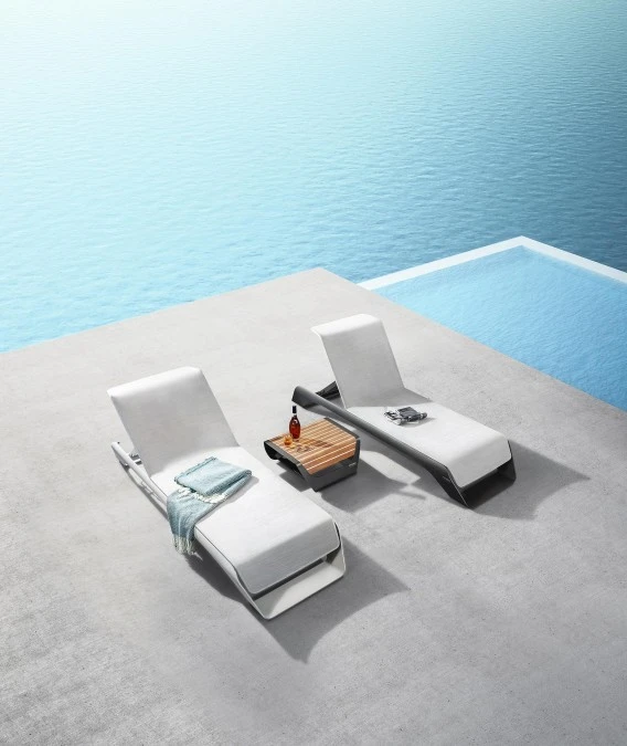 Tavolino laterale da esterno COLLEZIONE ONDA HIGOLD MILANO