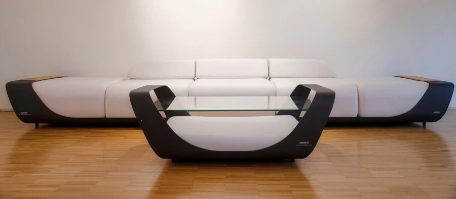 Set divano lineare da esterno COLLEZIONE ONDA HIGOLD MILANO