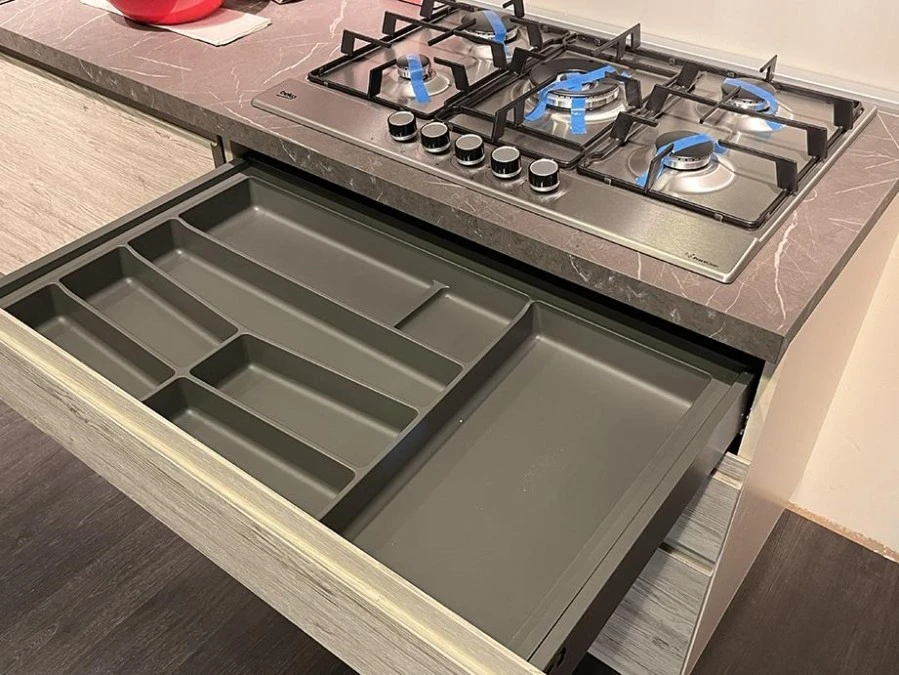Cucina lineare Net Cucine New Kelly Angular